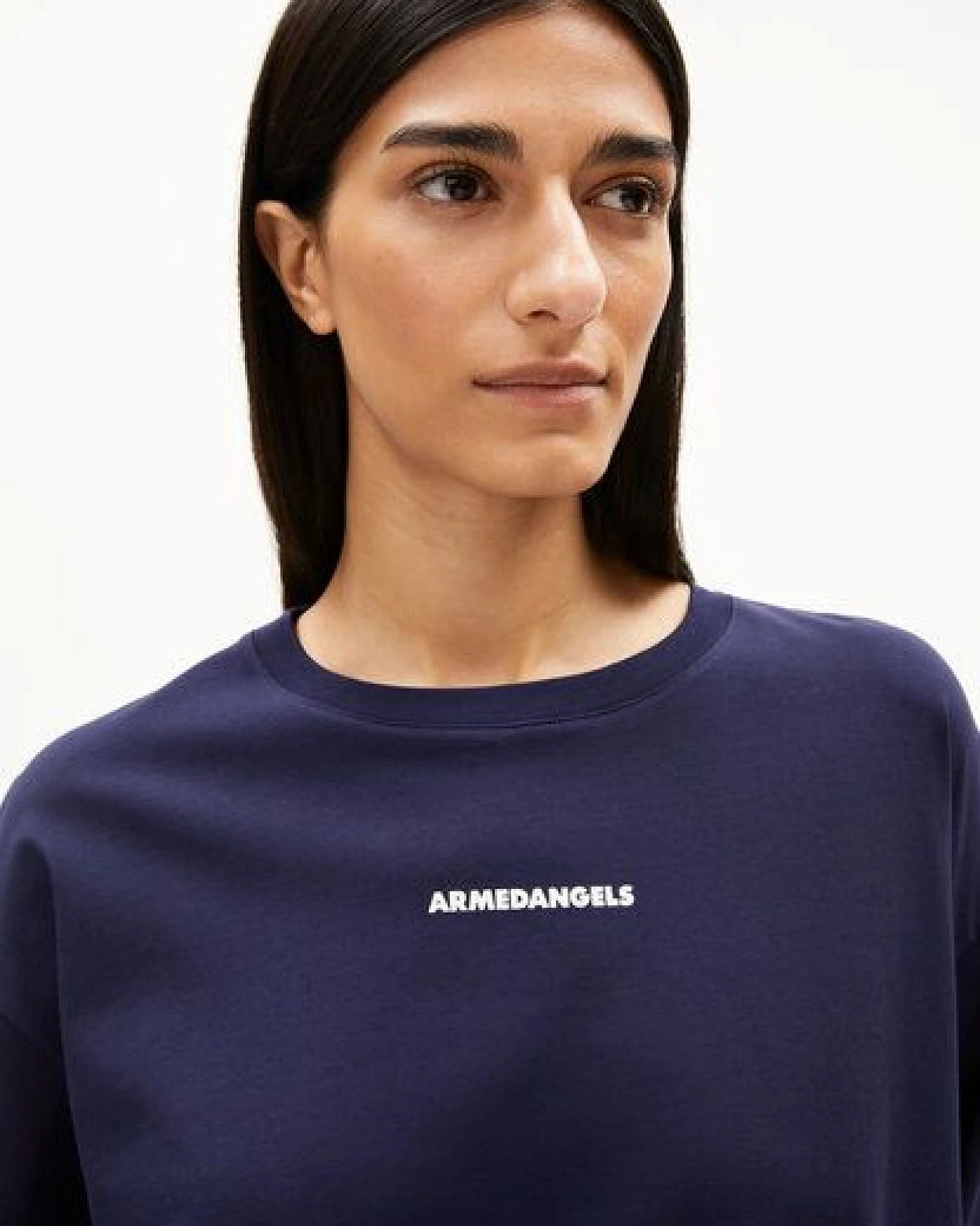 ARMEDANGELS FIETAA DIFFERENCE Damen Longsleeve aus Bio-Baumwolle – Ansicht 3