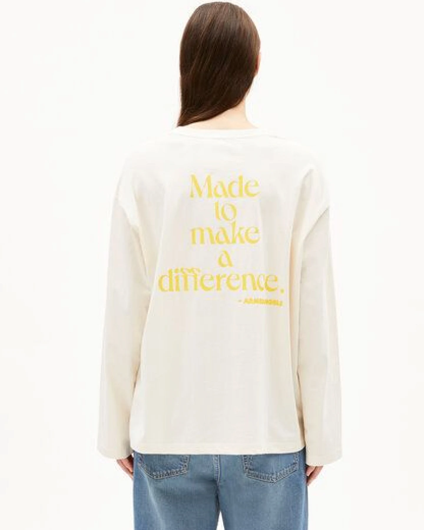ARMEDANGELS FIETAA DIFFERENCE Damen Longsleeve aus Bio-Baumwolle – Ansicht 2