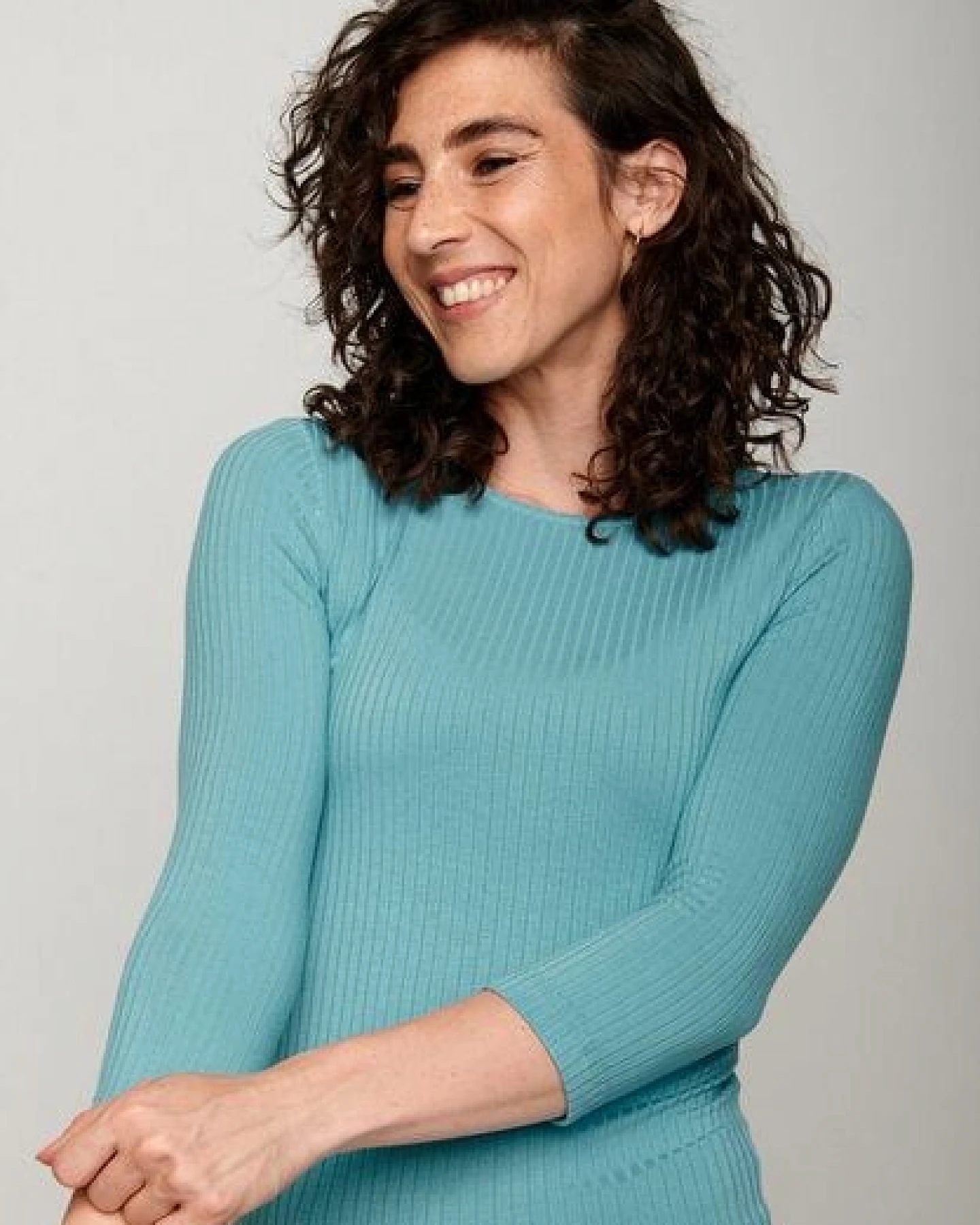 GREENBOMB Basic Refined - Sportliches Longsleeve aus LENZING TENCEL Mix / Fair & Vegan – Ansicht 3