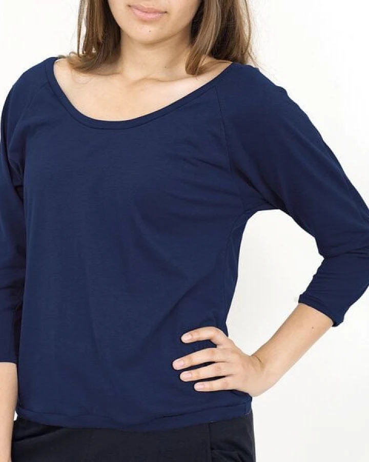 Lena Schokolade Jump in Pulli/ Raglan Top - navy tiefblau