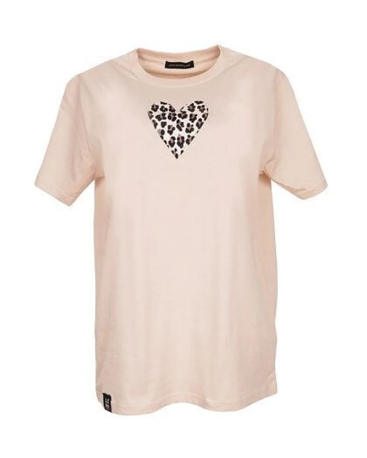 Lena Schokolade Leo Herz Shirt aus Bio-Baumwolle
