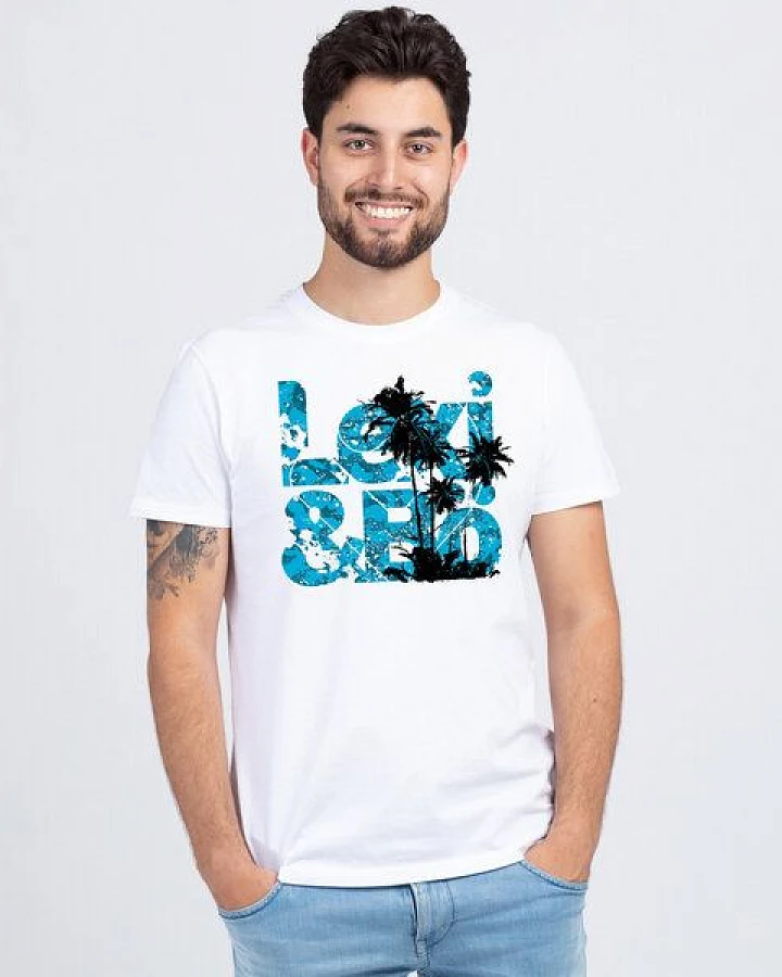 Lexi&Bö Black Palms Herren T-Shrit