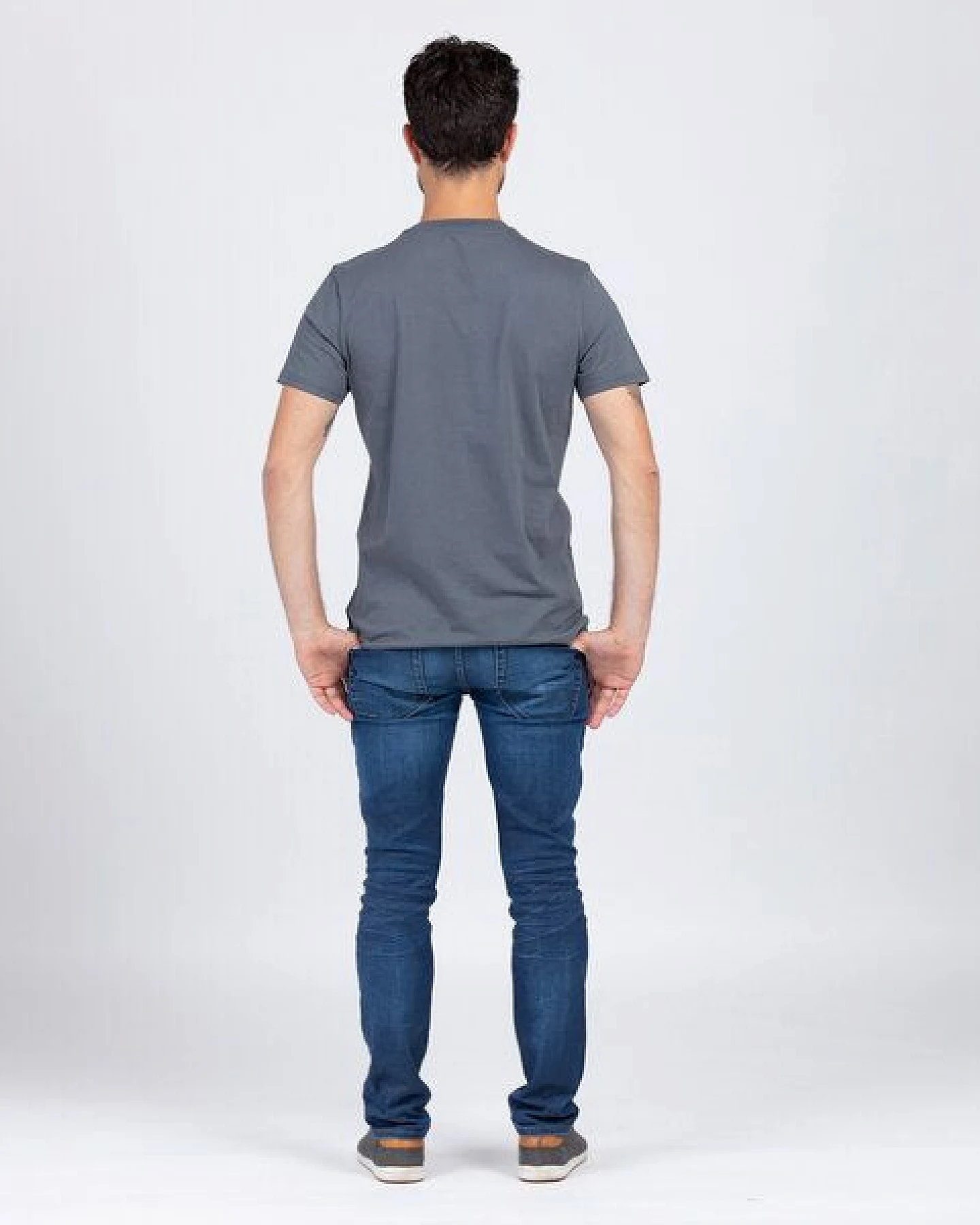 Lexi&Bö Herren Basic T-Shirt in verschiedenen Farben – Ansicht 2