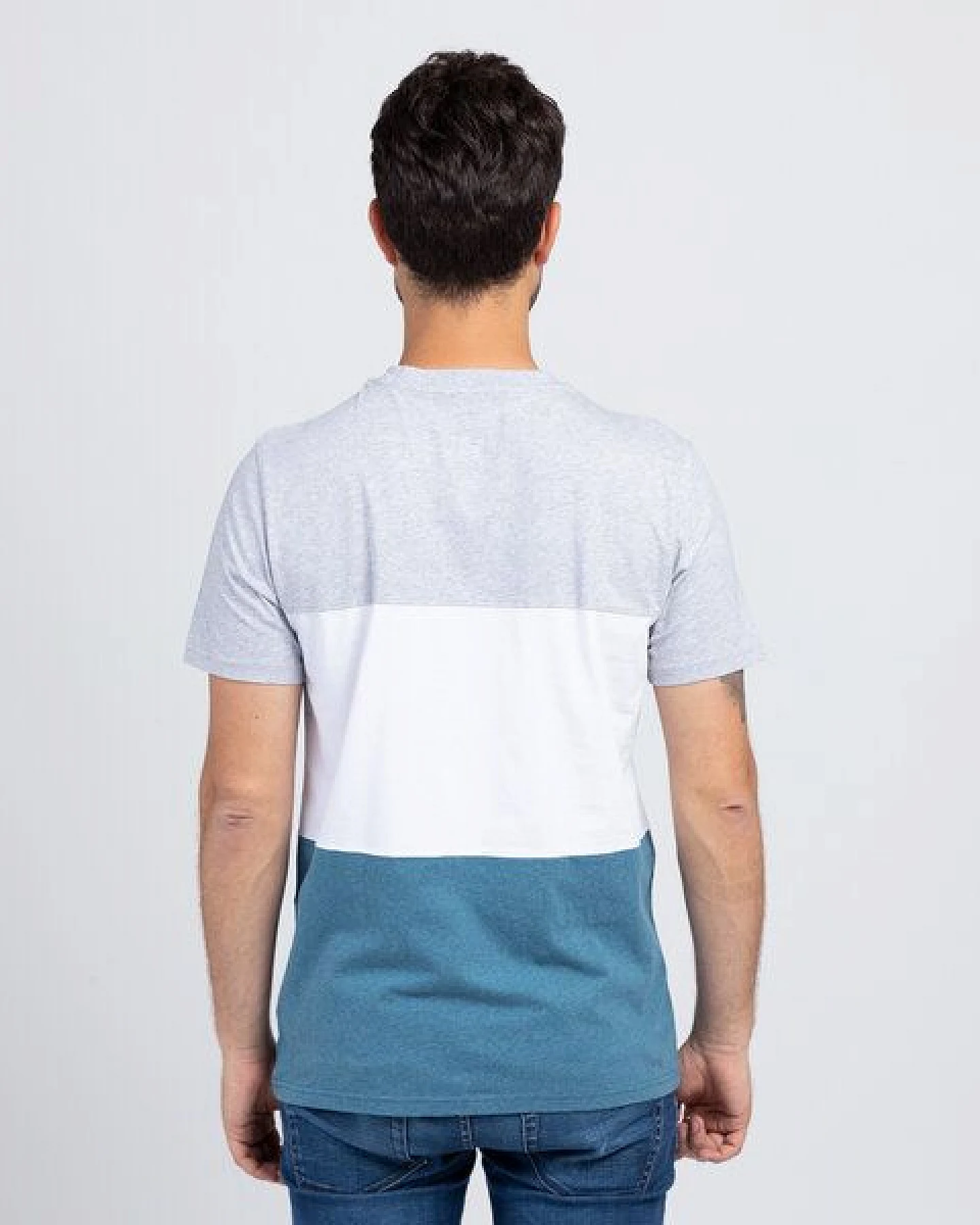 Lexi&Bö Herren Pocket T-Shirt dreifarbig – Ansicht 2