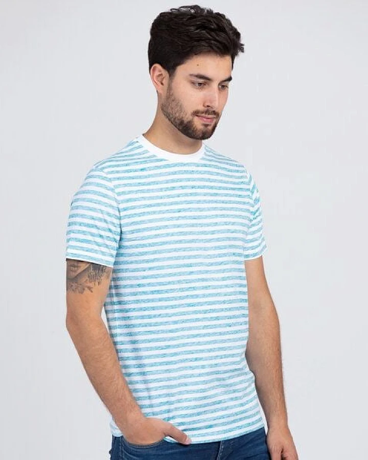 Lexi&Bö Inside Out - T-Shirt für Herren im Streifenlook