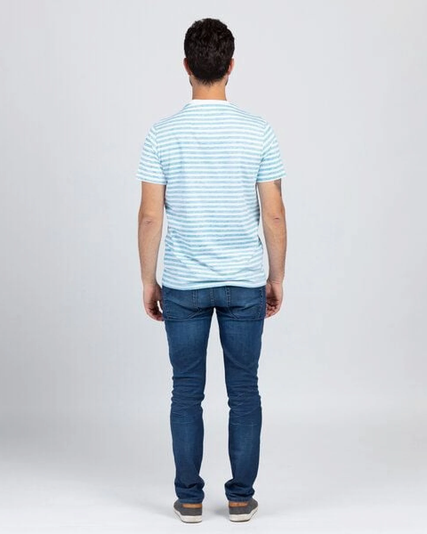 Lexi&Bö Inside Out - T-Shirt für Herren im Streifenlook – Ansicht 3