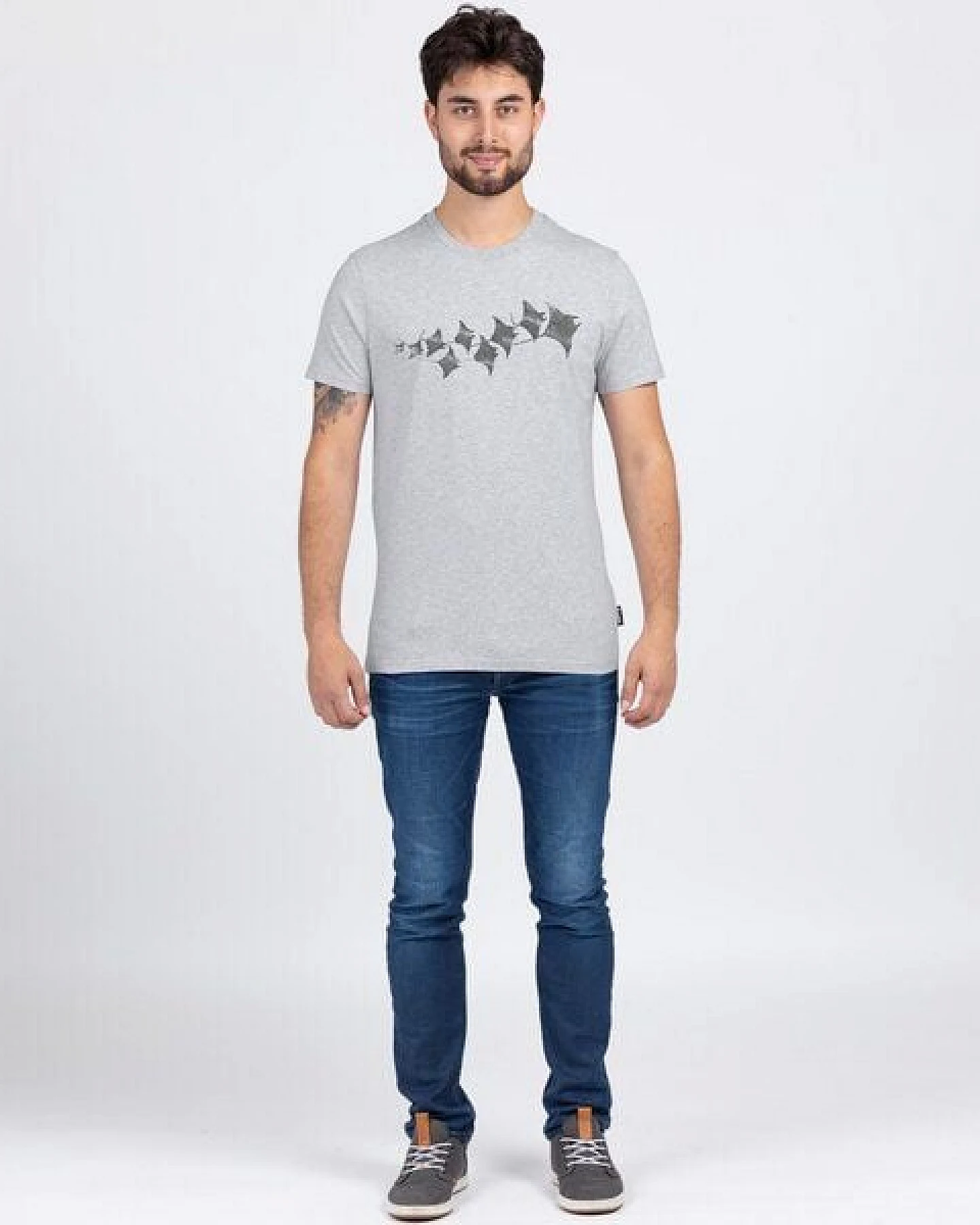 Lexi&Bö Manta Rays T-Shirt Herren – Ansicht 3