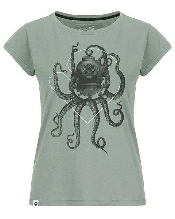 Lexi&Bö Nautical Octopus Damen T-Shirt