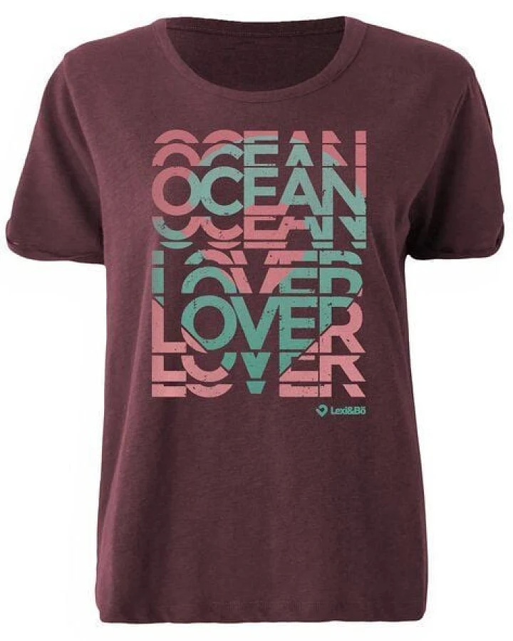 Lexi&Bö Ocean Lover Oversized T-Shirt Damen