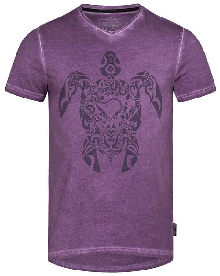 Lexi&Bö Tribal Turtle V-Neck T-Shirt Herren