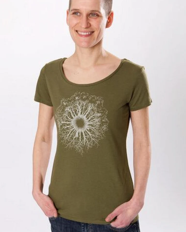Life-Tree Bamboo Fairwear Shirt Women Fairwear Bambus WoodenIris