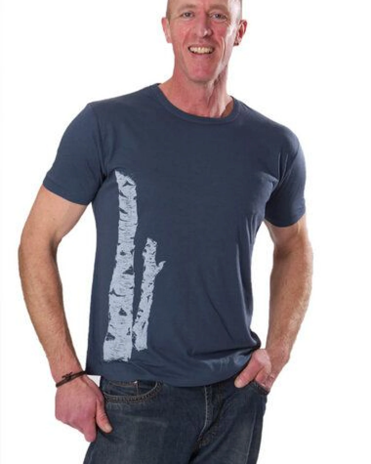 Life-Tree Bamboo Fairwear Shirt Men Birkenstamm – Ansicht 4