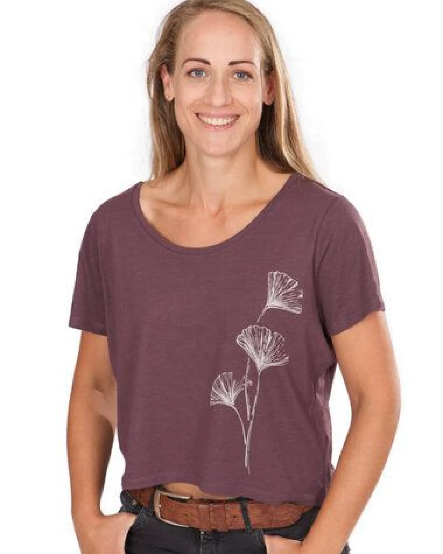 Life-Tree Fairwear Shirt Women Ginkgo – Ansicht 2