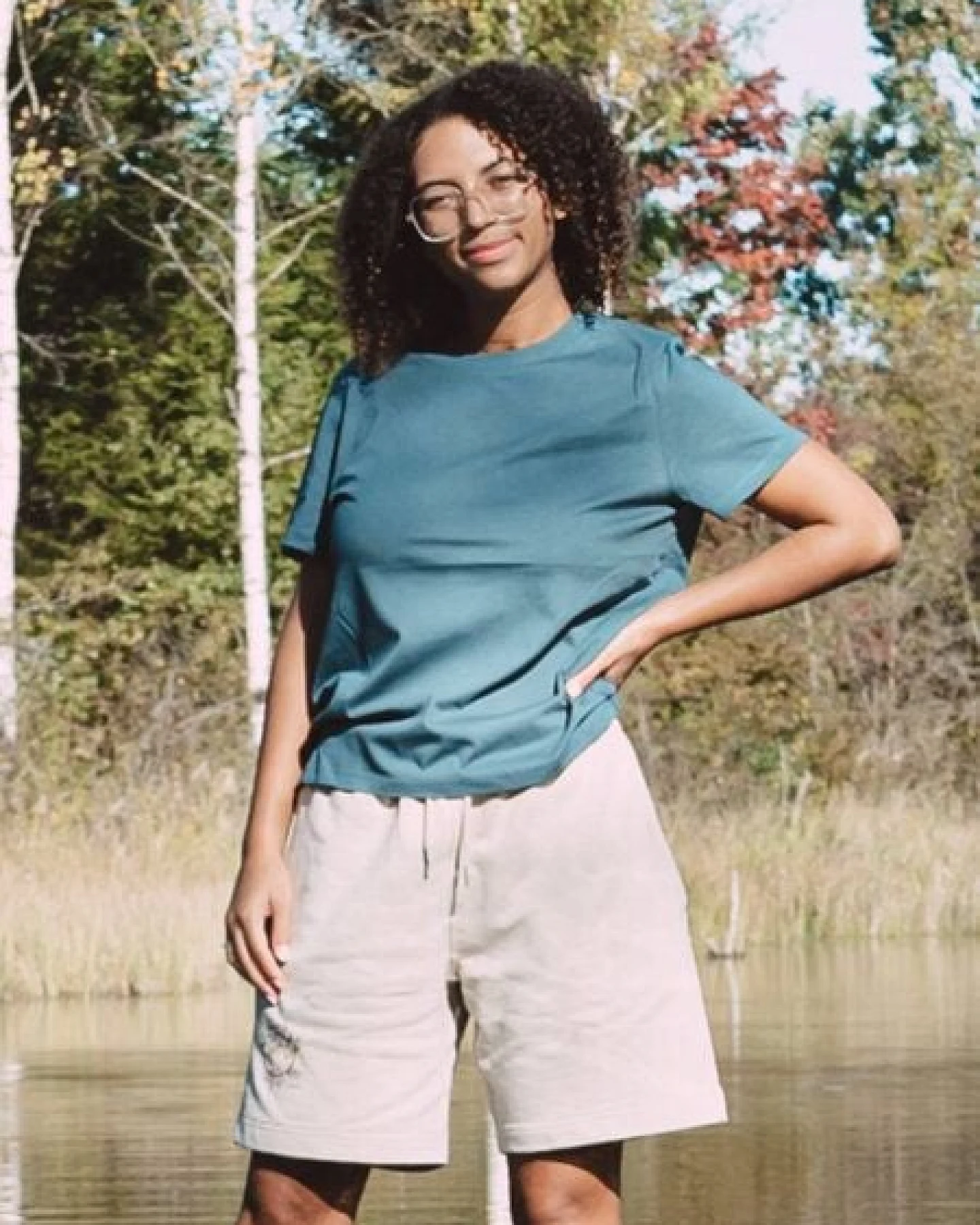 Life-Tree Fairwear Organic Basic Shirt Women Stargazer – Ansicht 4