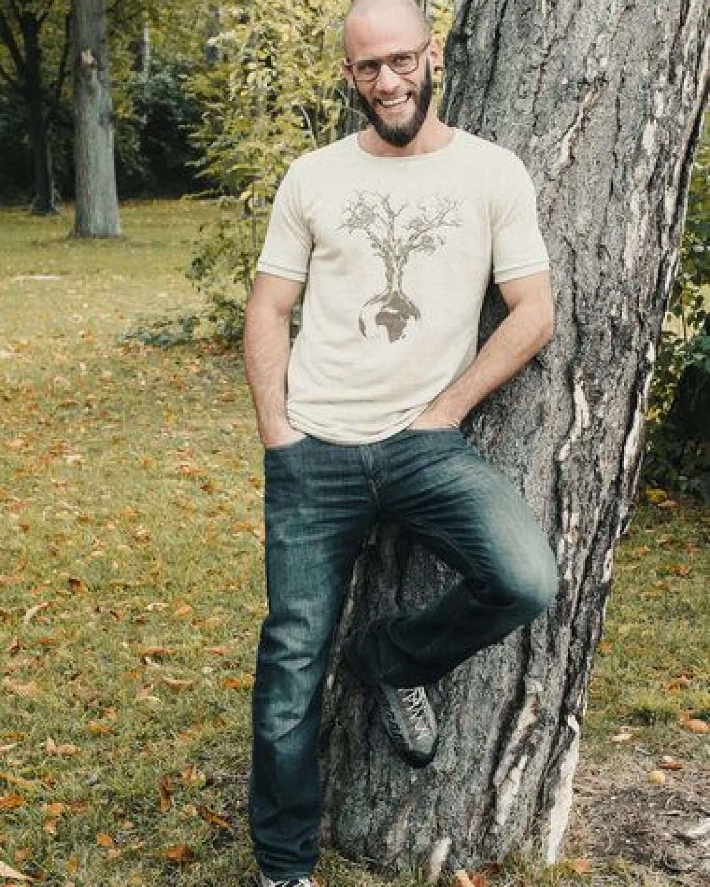 Life-Tree Hemp Fairwear Shirt Men Weltenbaum – Ansicht 4