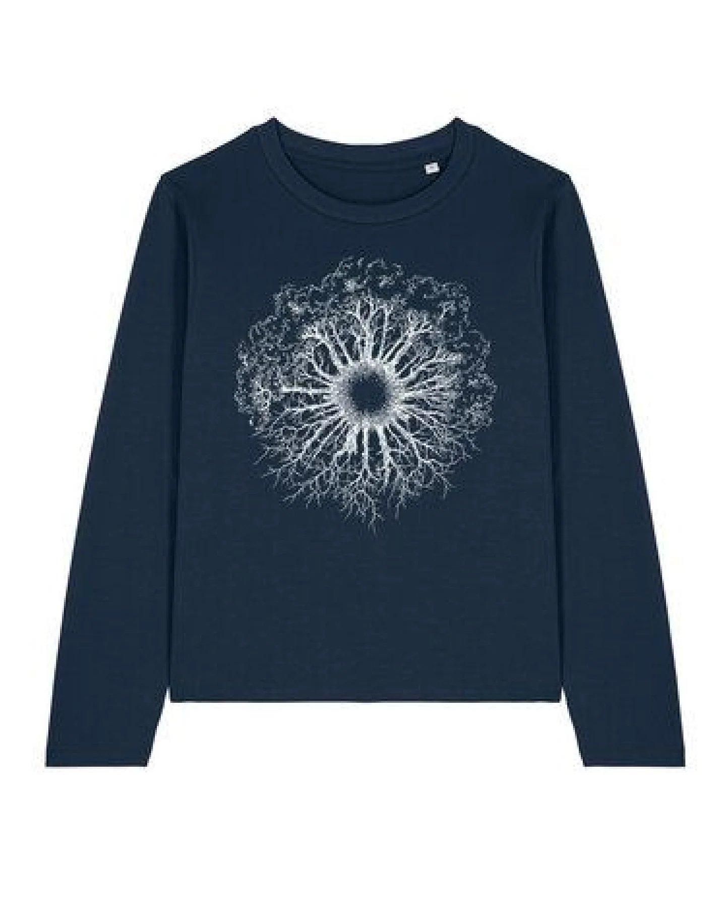 Life-Tree Organic Fairwear Longsleeve Women Fairwear Organic WoodenIris – Ansicht 3