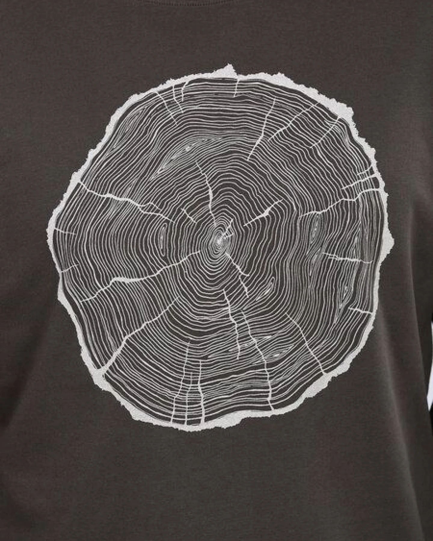 Life-Tree Fairwear Organic Longsleeve Shirt Men Faded Black BigSlice – Ansicht 3