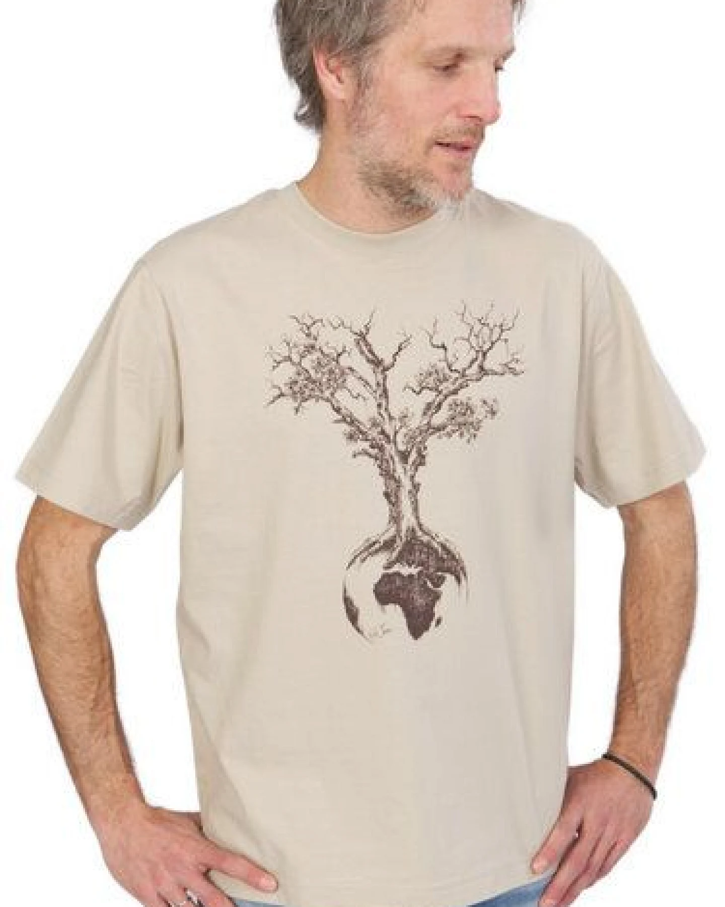 Life-Tree Organic Fairwear Shirt Men Weltenbaum – Ansicht 4
