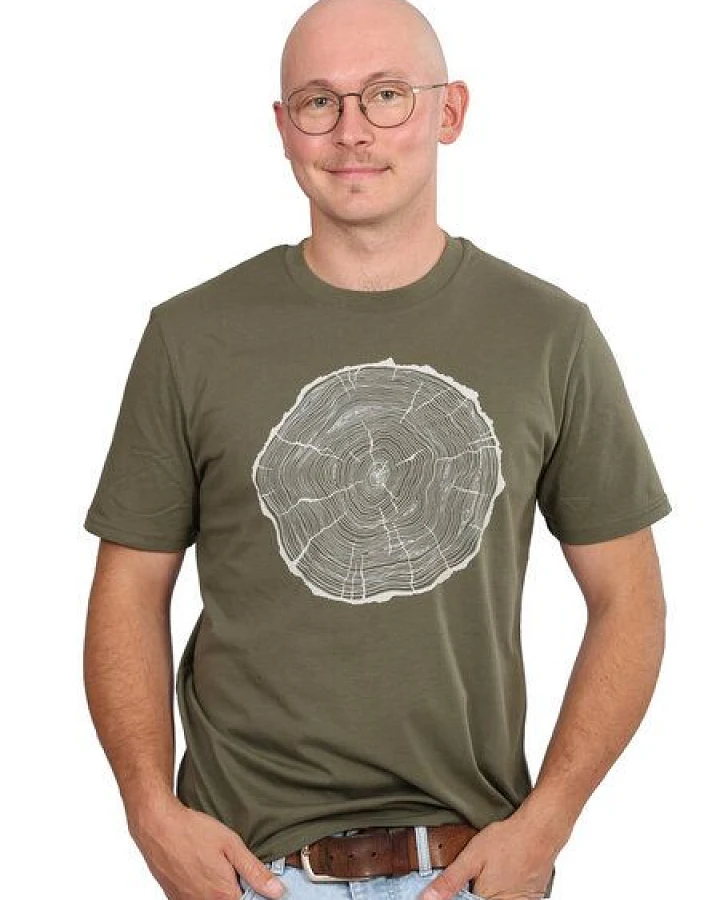 Life-Tree Organic Fairwear Shirt Men Khaki BigSlice