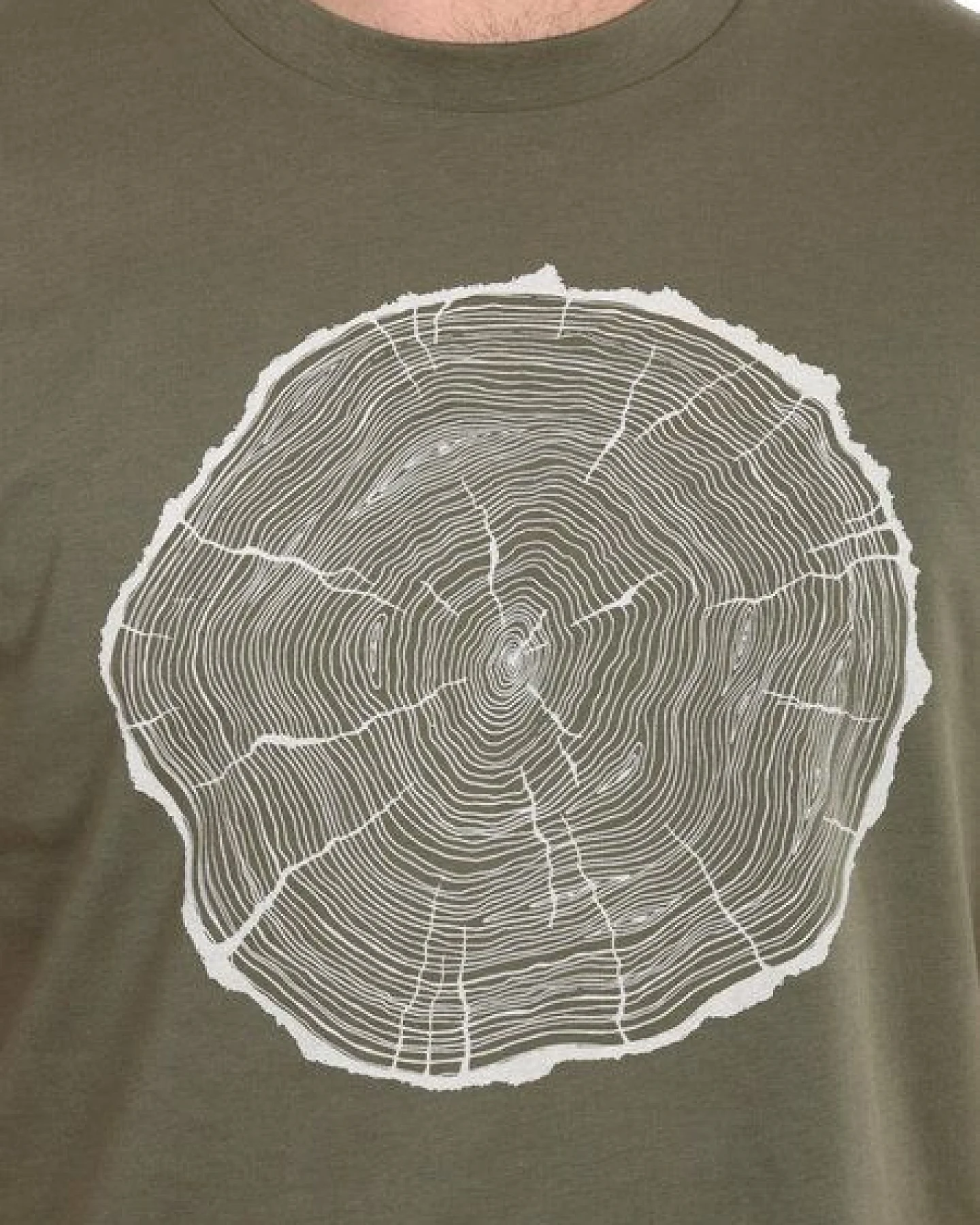 Life-Tree Organic Fairwear Shirt Men Khaki BigSlice – Ansicht 2