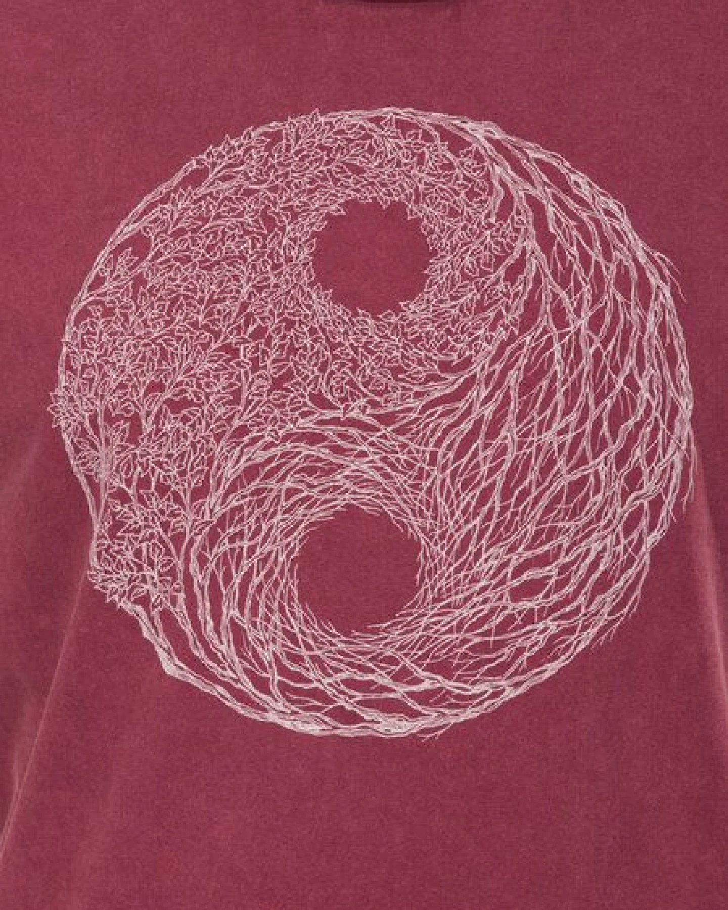 Life-Tree Organic Fairwear Shirt Men Fairwear Organic Stone Washed YinYang – Ansicht 4