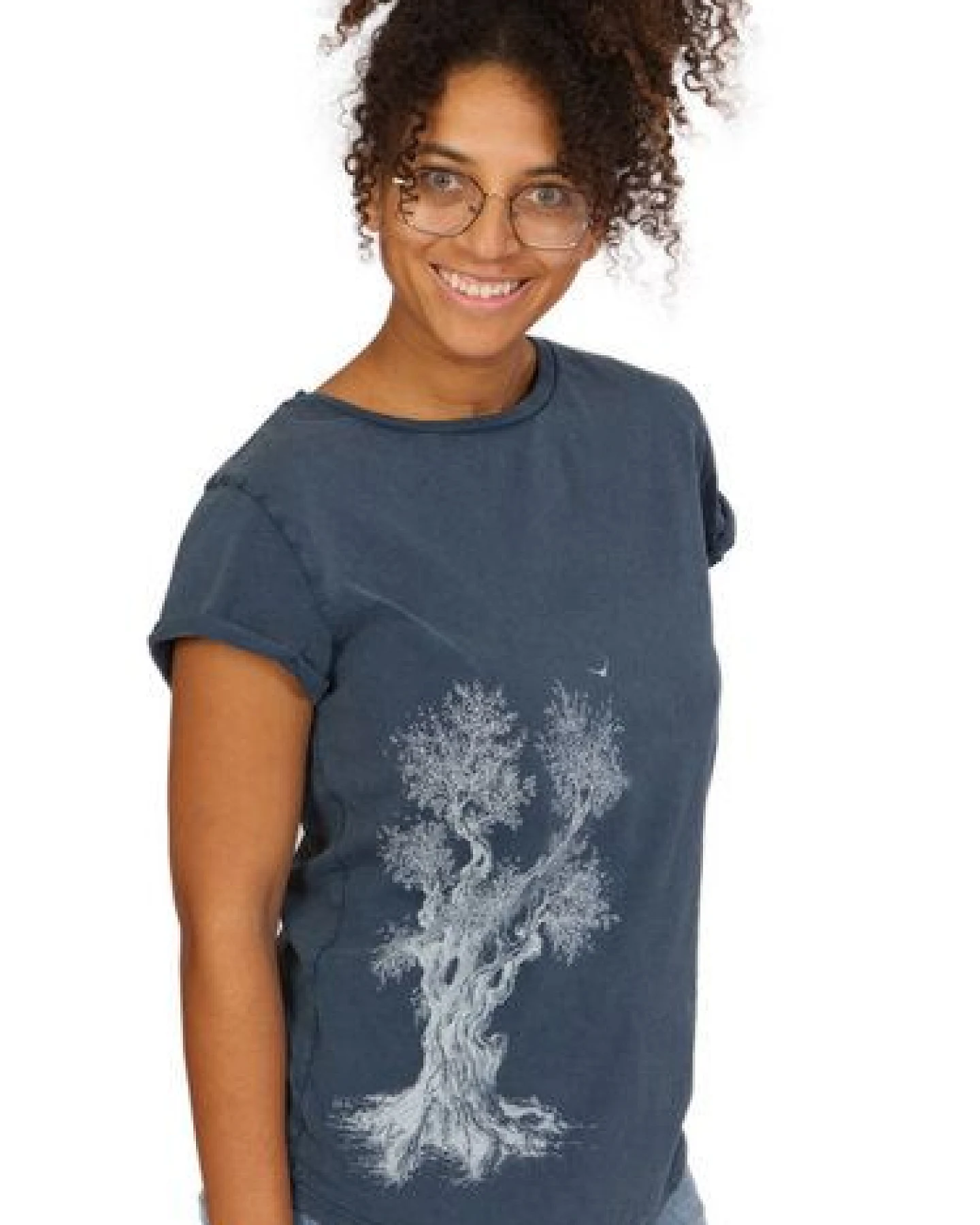 Life-Tree Organic Fairwear Shirt Women Olive Tree – Ansicht 4