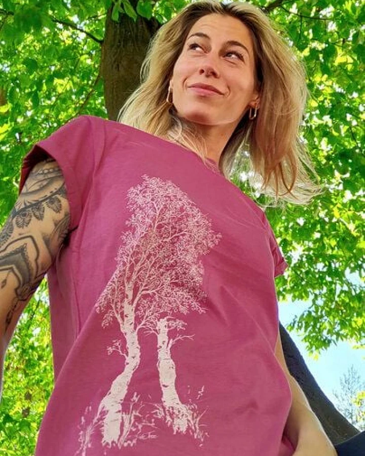 Life-Tree Organic Fairwear Shirt Women Birke