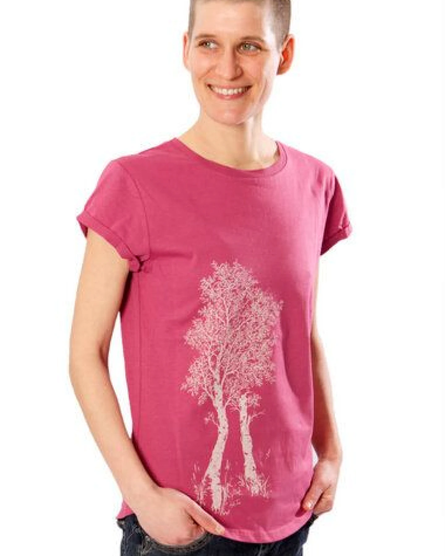 Life-Tree Organic Fairwear Shirt Women Birke – Ansicht 2