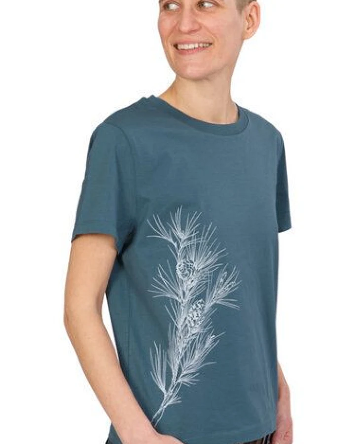 Life-Tree Organic Fairwear Shirt Women Stargazer Pine Branch