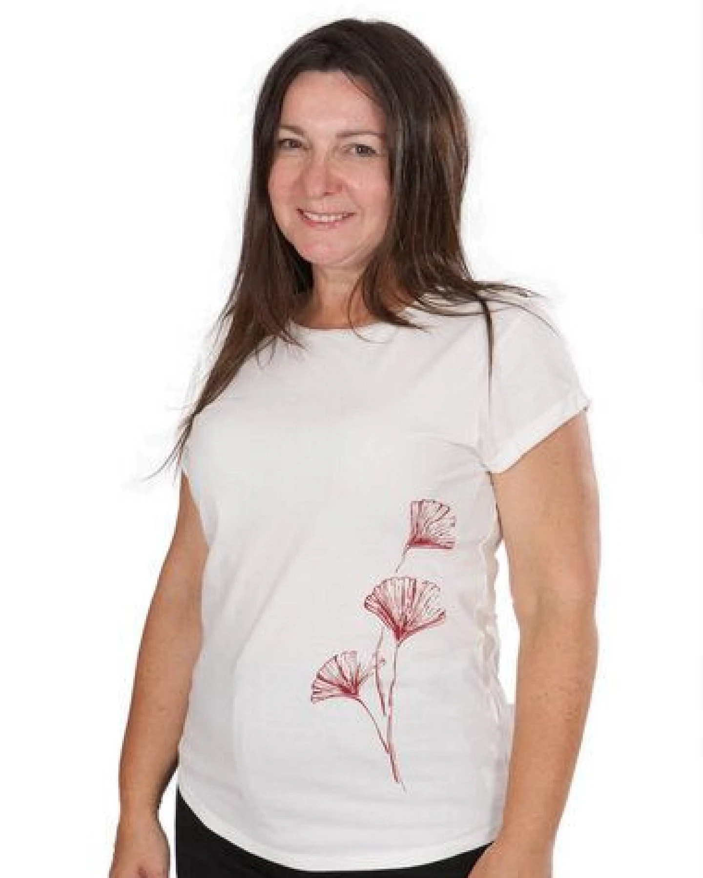 Life-Tree Organic Fairwear Shirt Women Ginkgo – Ansicht 3