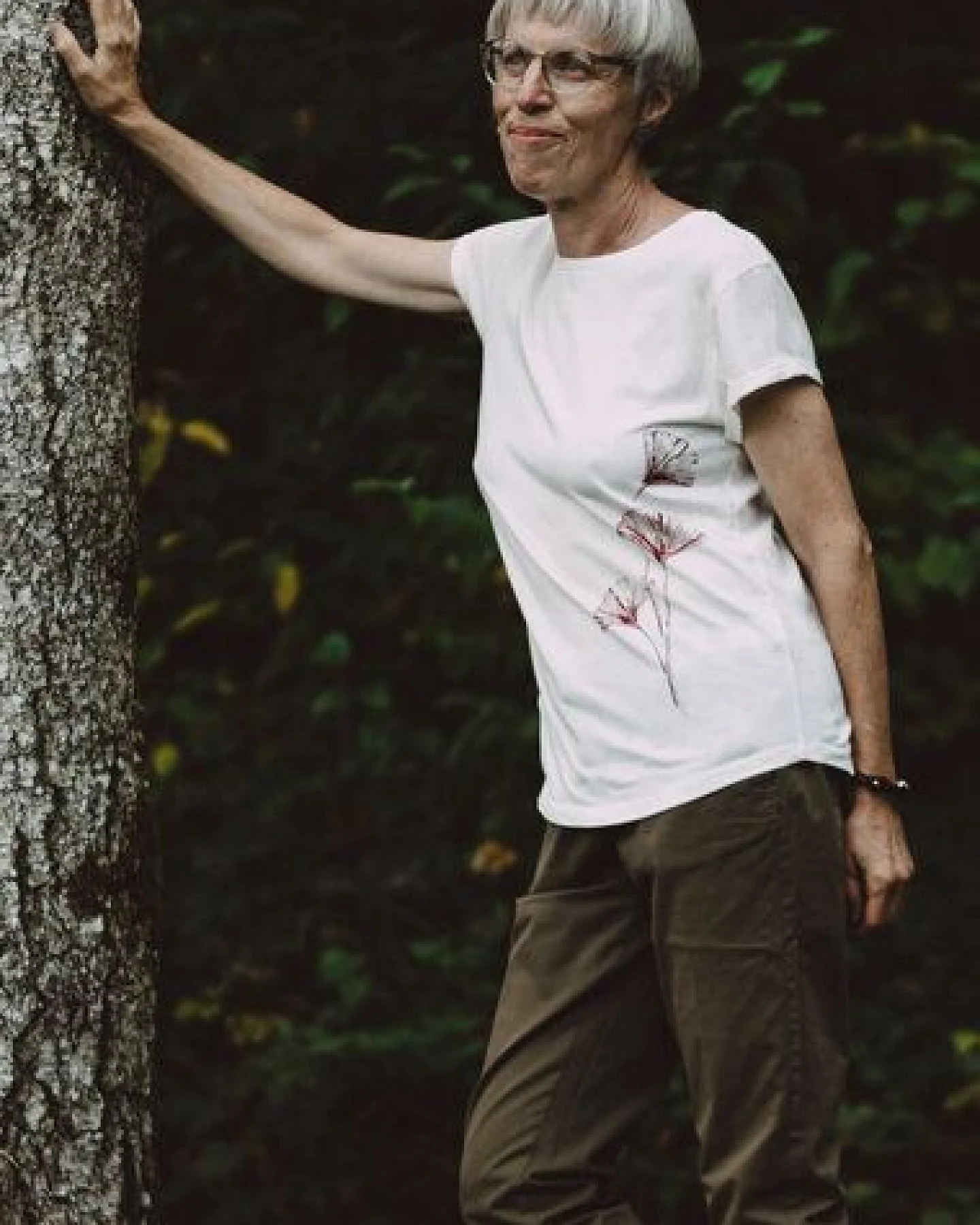 Life-Tree Organic Fairwear Shirt Women Ginkgo – Ansicht 4