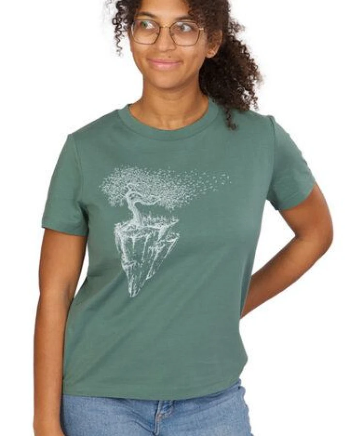Life-Tree Organic Fairwear Shirt Women Fairwear Organic Bay Maple Island