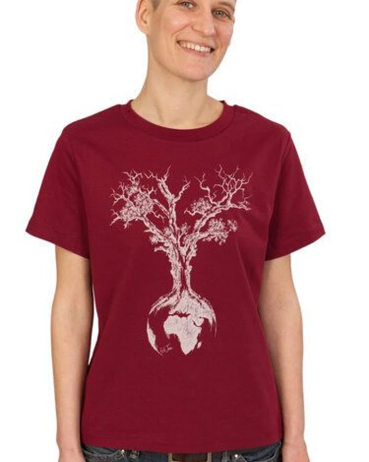 Life-Tree Organic Fairwear Shirt Women Weltenbaum