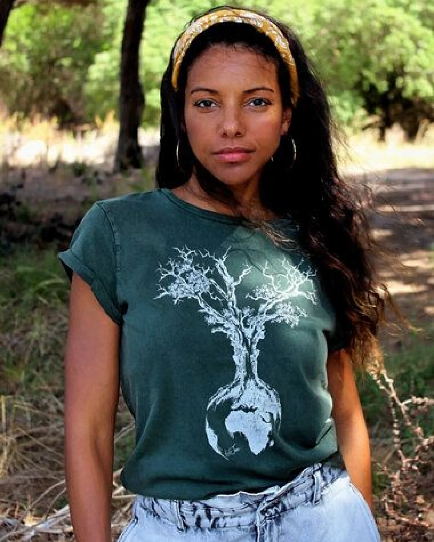 Life-Tree Organic Fairwear Shirt Women Weltenbaum – Ansicht 4