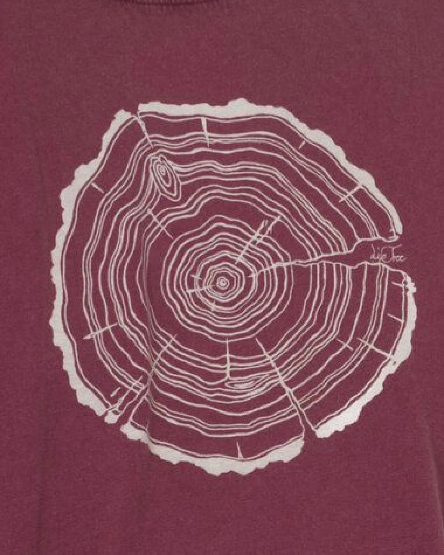 Life-Tree Fairwear Organic Shirt Men Stone Washed Green Treeslice / Weiss / Blau / Rot – Ansicht 4