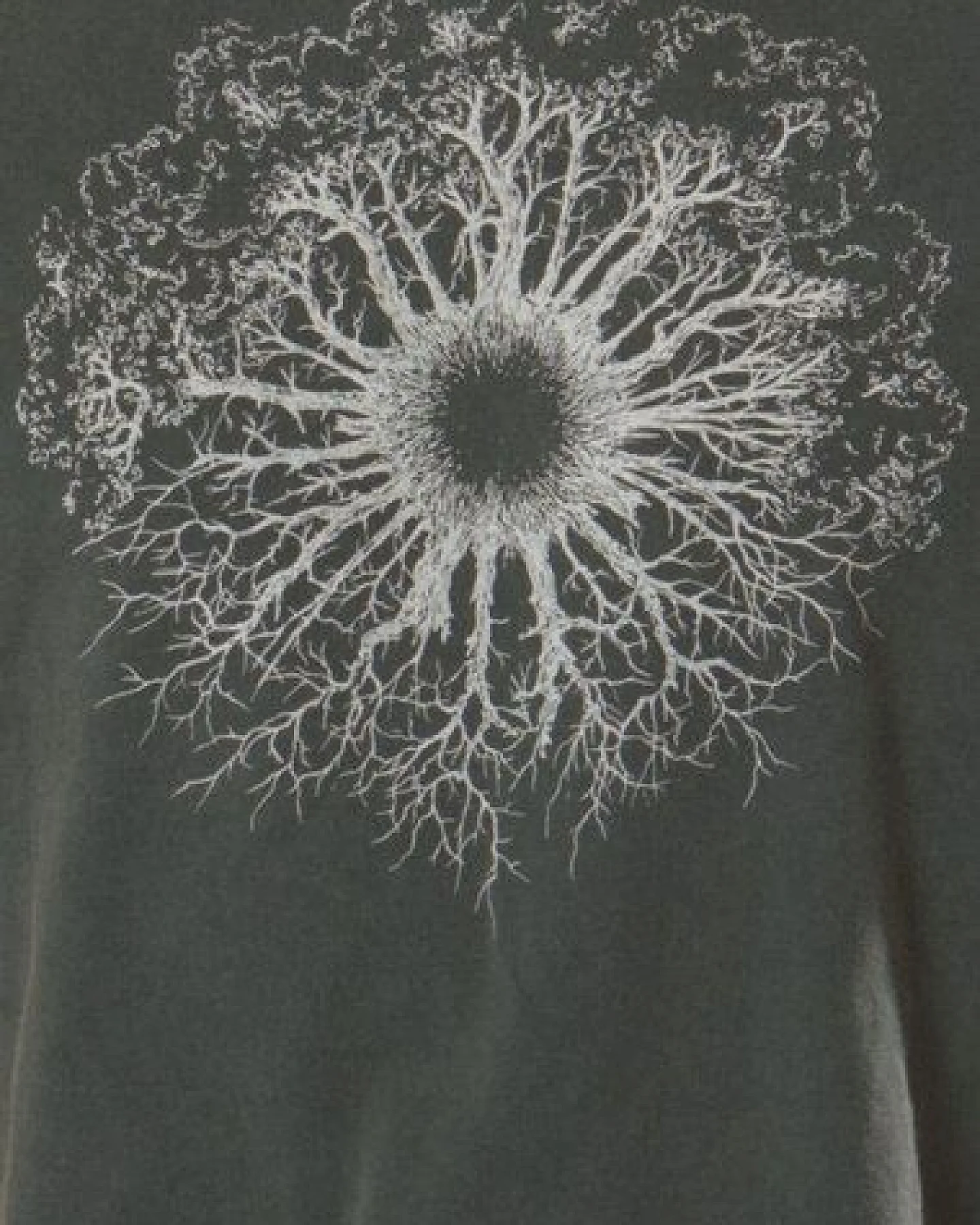 Life-Tree Fairwear Organic Shirt Men Stone Washed Green WoodenIris / Rot – Ansicht 4