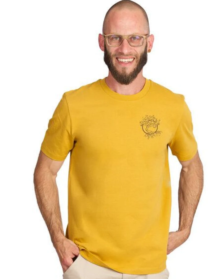 Life-Tree Organic Fairwear Shirt Men Logo Olive