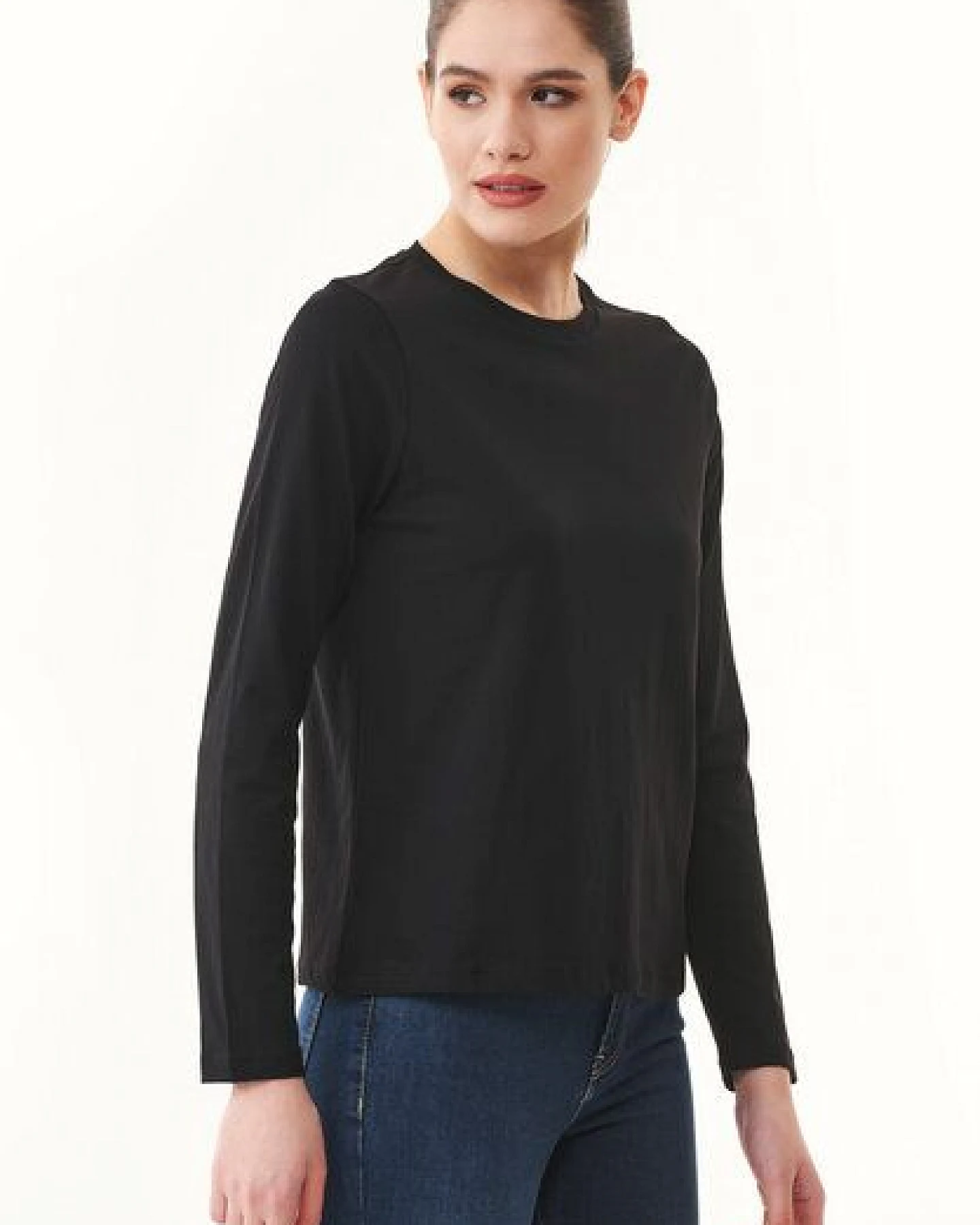 ORGANICATION Langarmshirt aus Bio-Baumwolle – Ansicht 3
