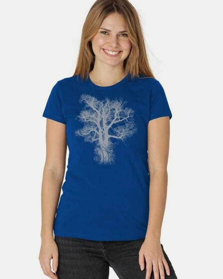 Peaces.bio - handbedruckte Biomode Damen Biobaumwoll T-Shirt Chestnut