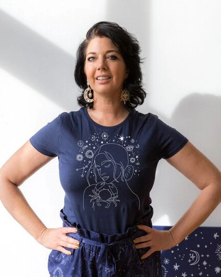 Sophia Schneider-Esleben T-Shirt Zodiac, Damen T-Shirt aus Bio-Baumwolle
