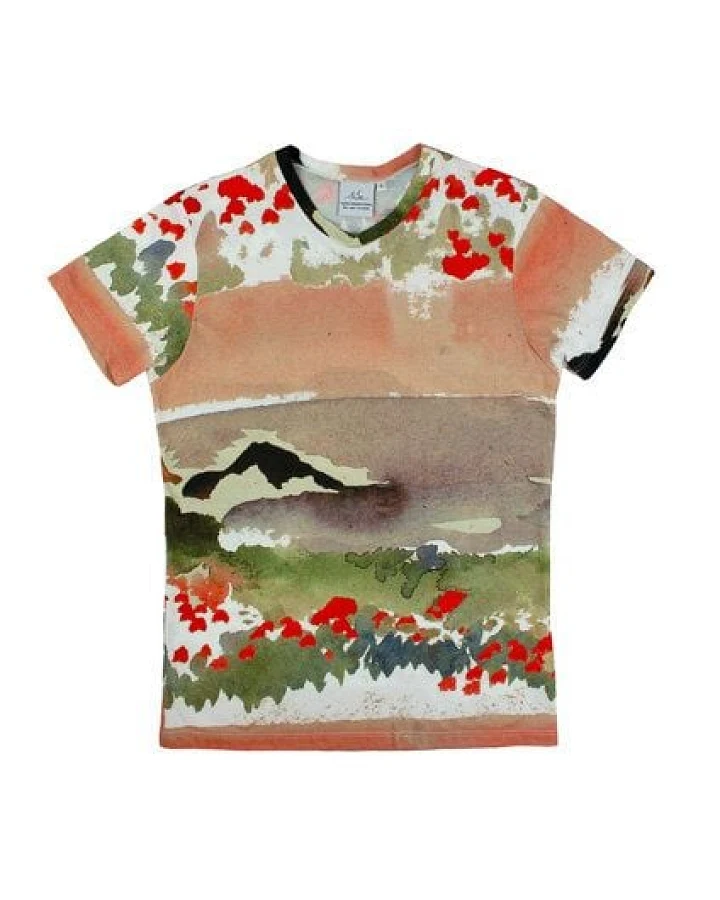 Sophia Schneider-Esleben Unisex T-Shirt Mio, Mohn - Unisex T-Shirt aus Bio-Baumwolle