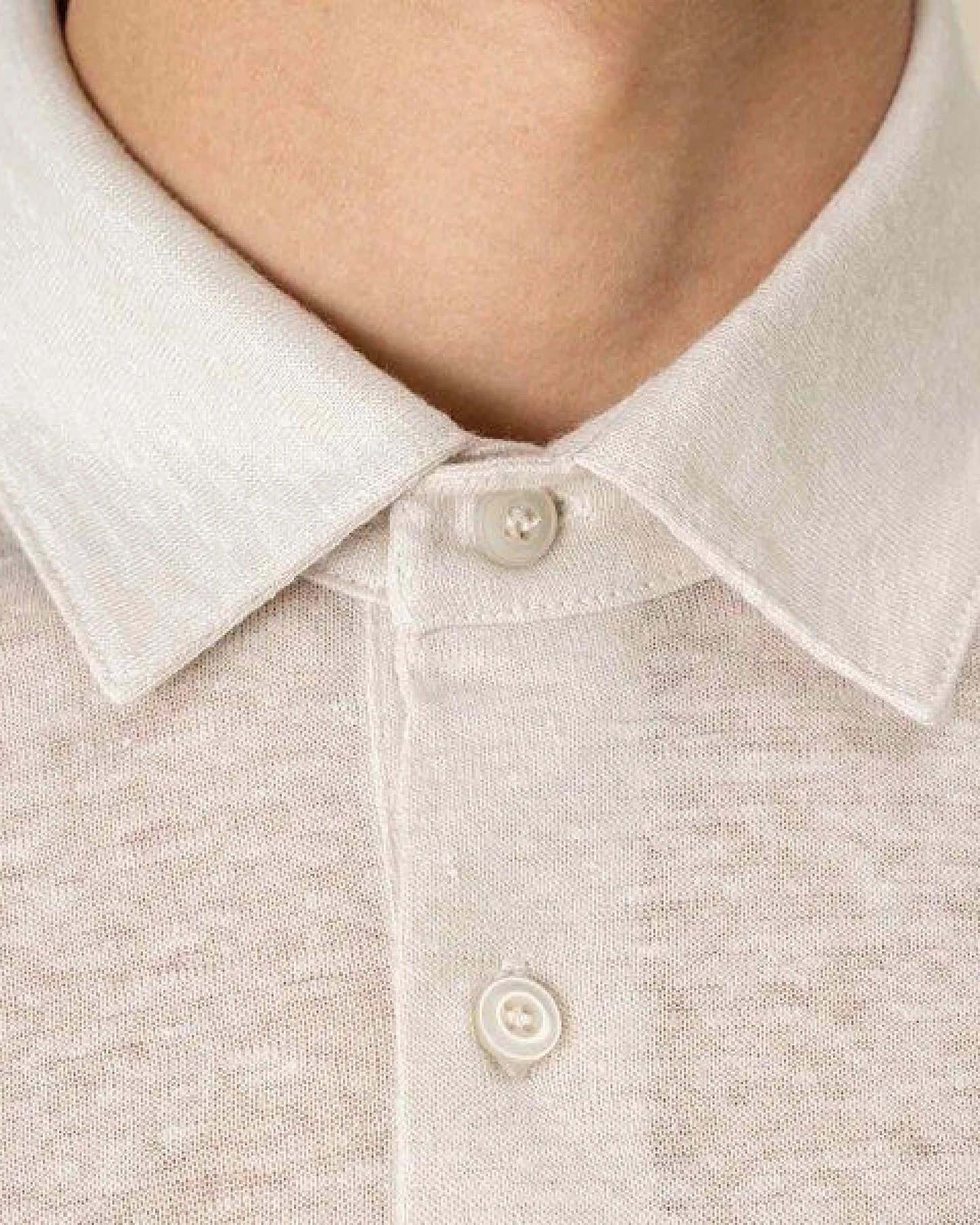 YTWOO Leichtes Herren Leinen Poloshirt – Ansicht 4