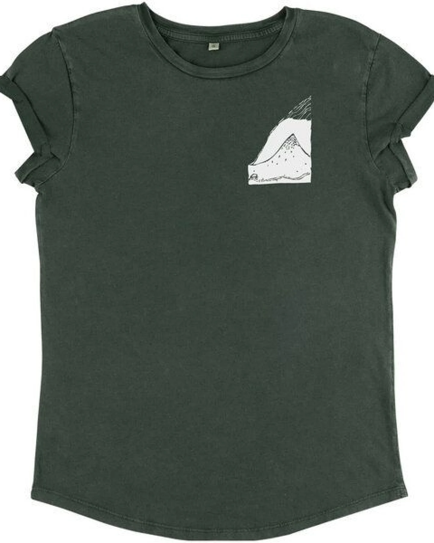 ilovemixtapes Berge Wanderlust Frauen T-Shirt aus Biobaumwolle – Ansicht 3