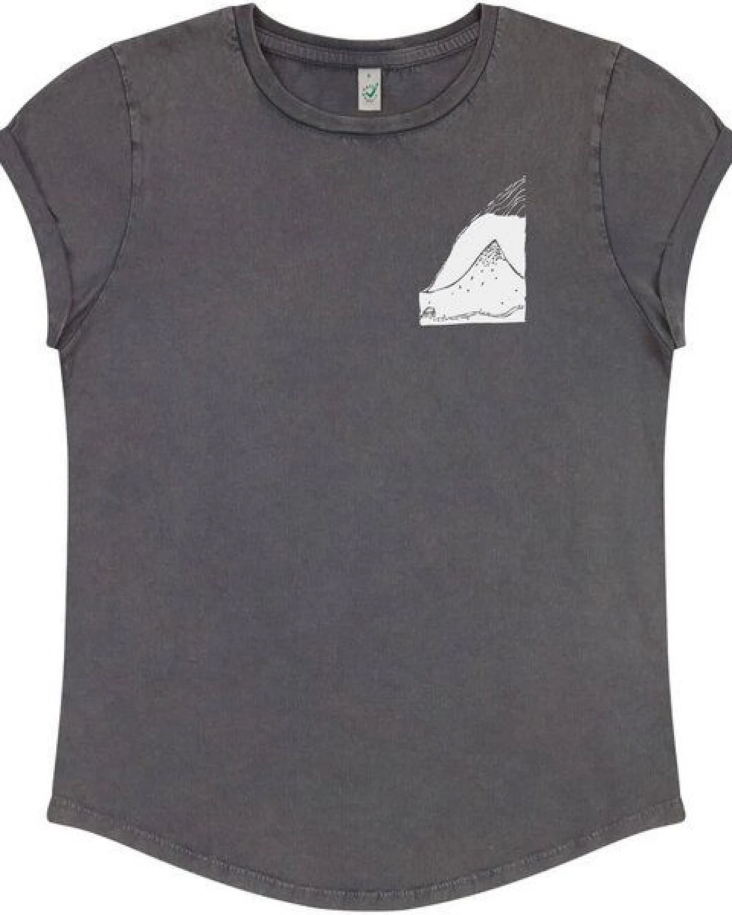 ilovemixtapes Berge Wanderlust Frauen T-Shirt aus Biobaumwolle – Ansicht 2