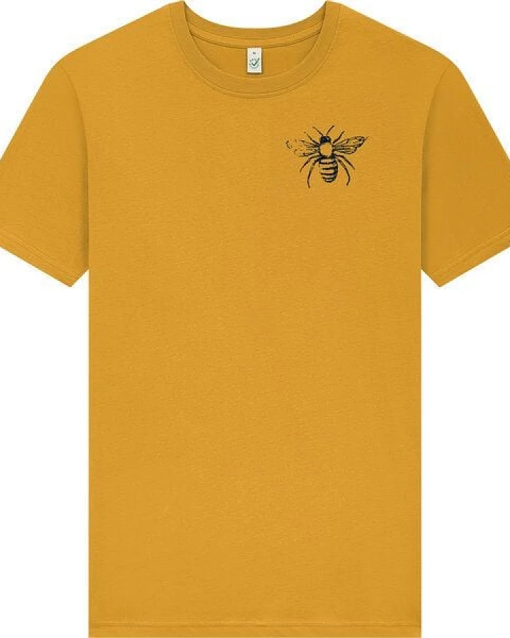 ilovemixtapes Biene Siebdruck Unisex T-Shirt Burnt Yellow