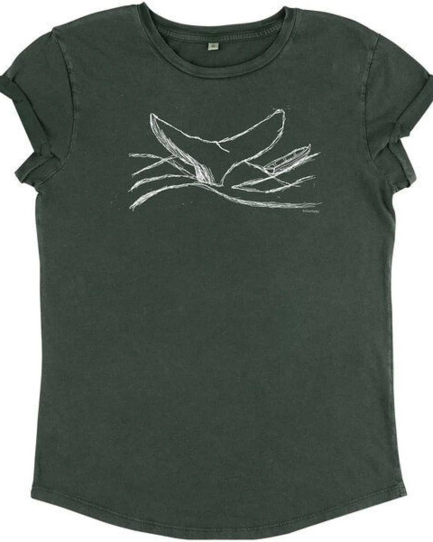 ilovemixtapes Bio Damen T-Shirt "Walflosse" – Ansicht 2