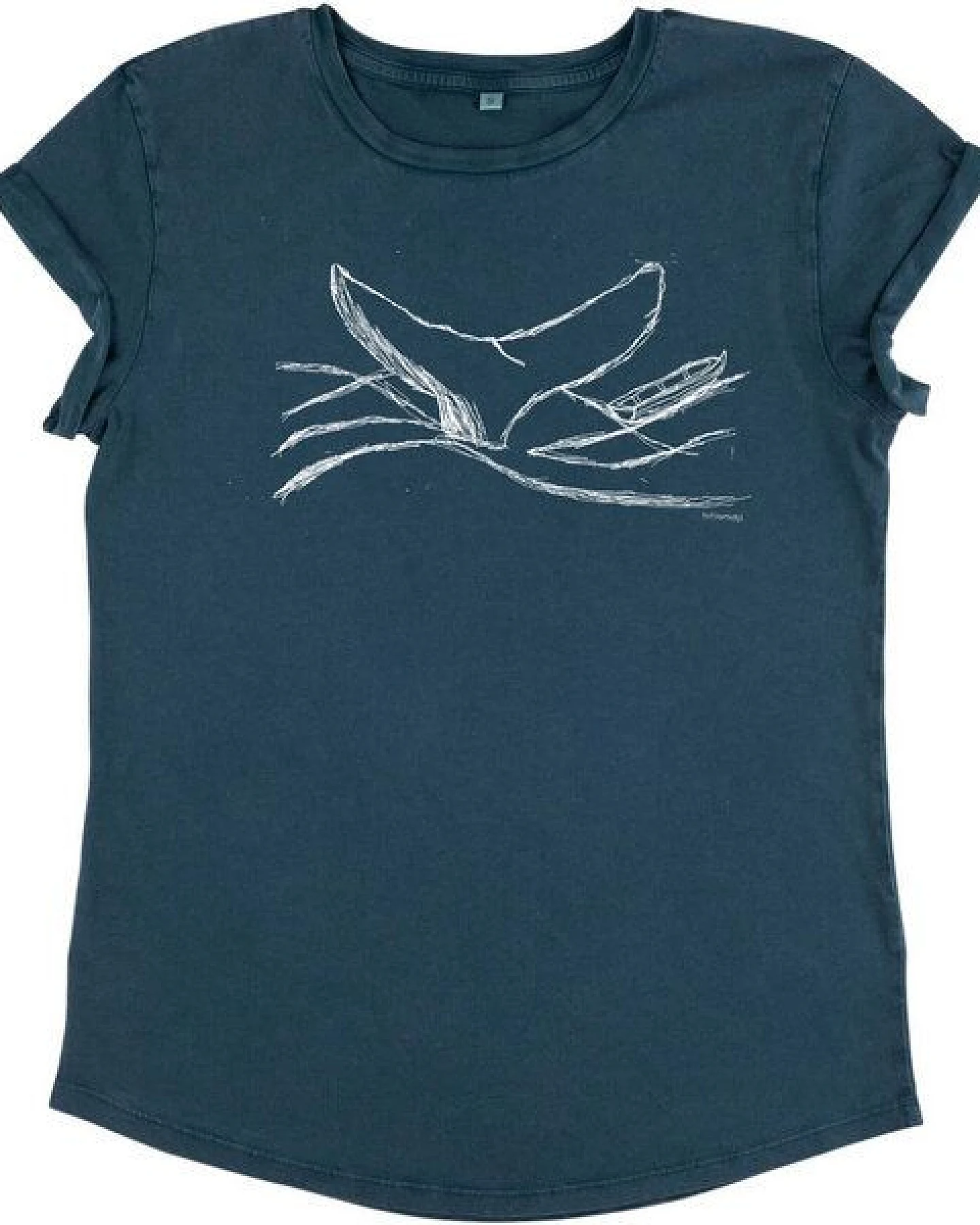 ilovemixtapes Bio Damen T-Shirt "Walflosse" – Ansicht 4