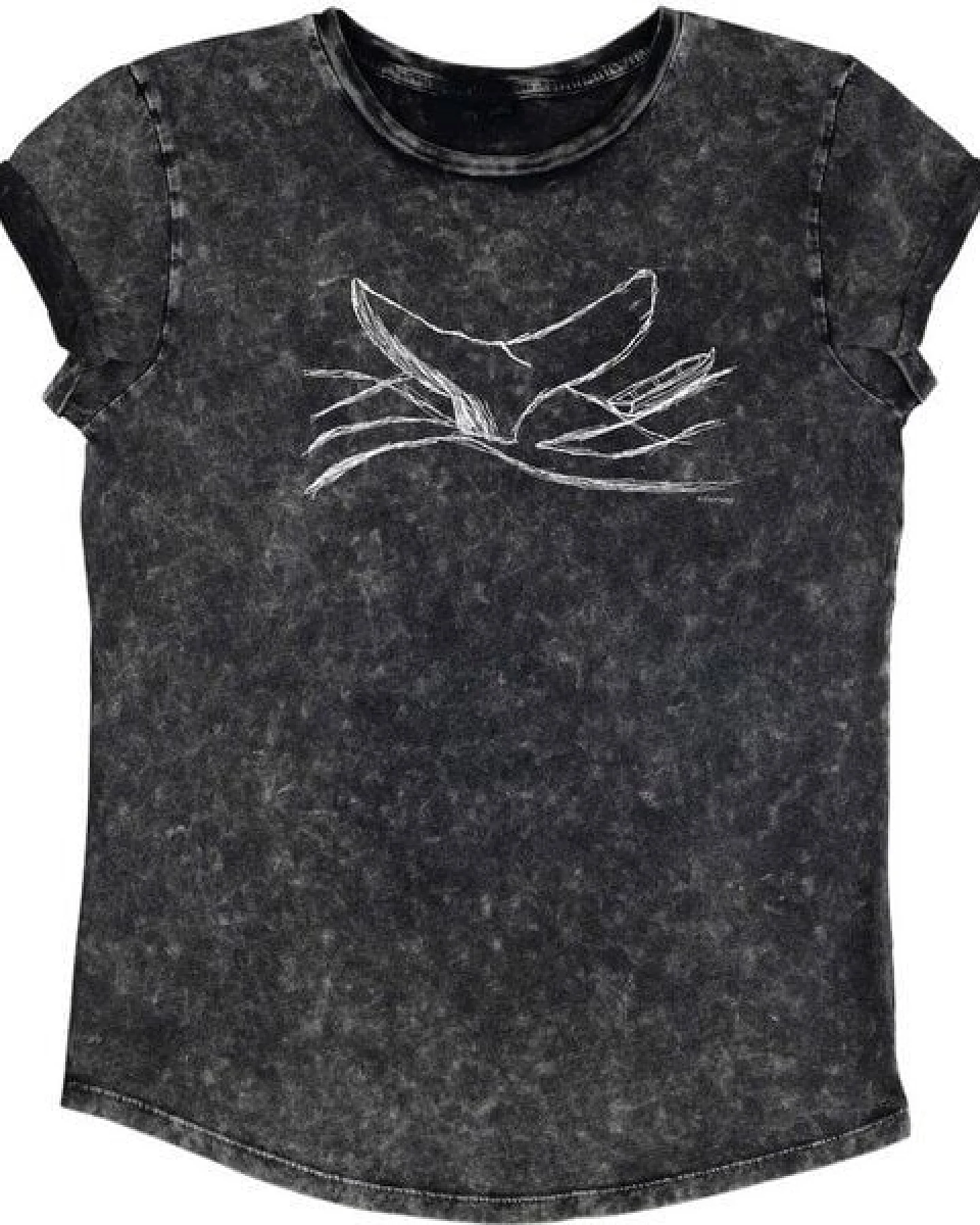 ilovemixtapes Bio Damen T-Shirt "Walflosse" – Ansicht 2