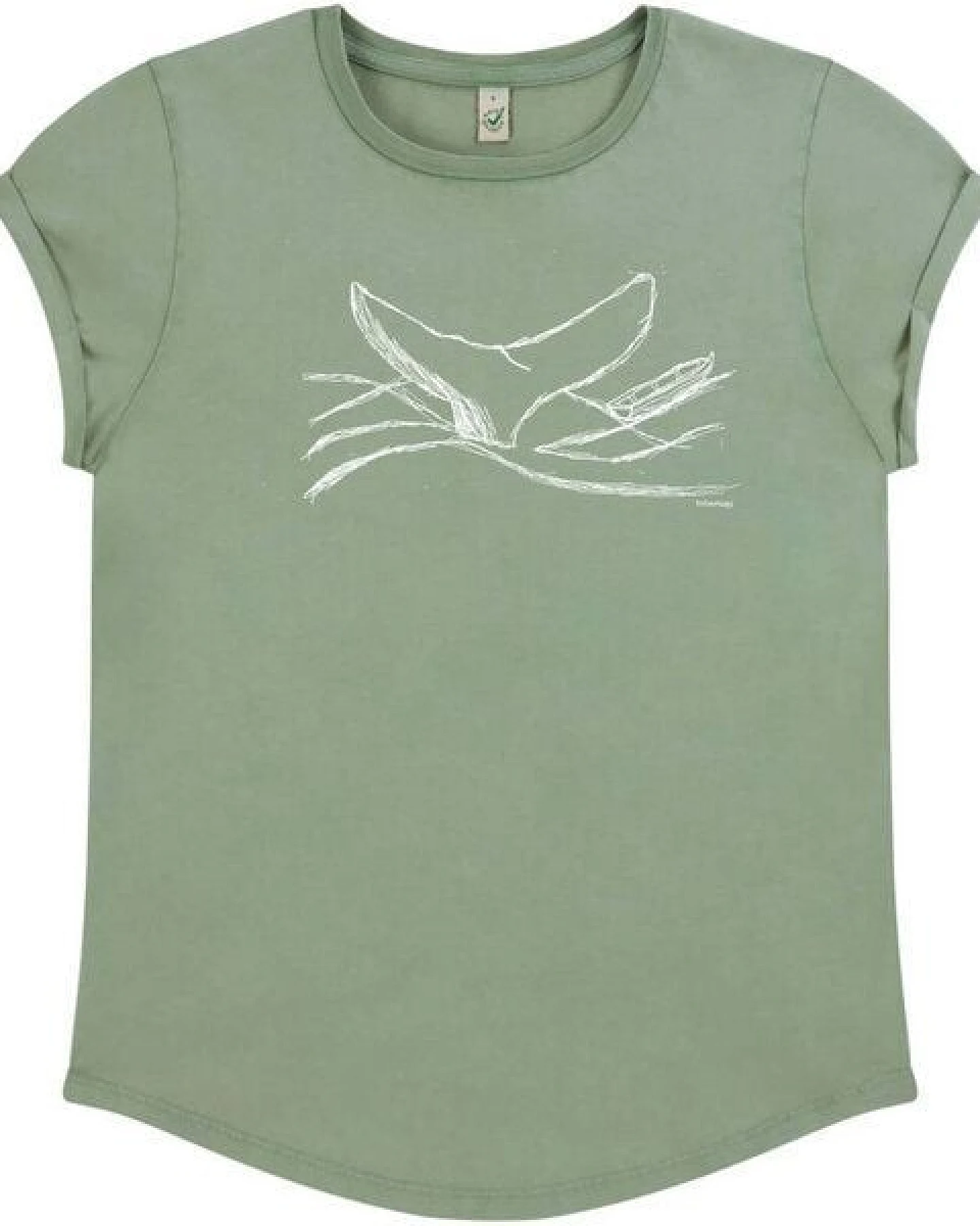 ilovemixtapes Bio Damen T-Shirt "Walflosse" – Ansicht 3