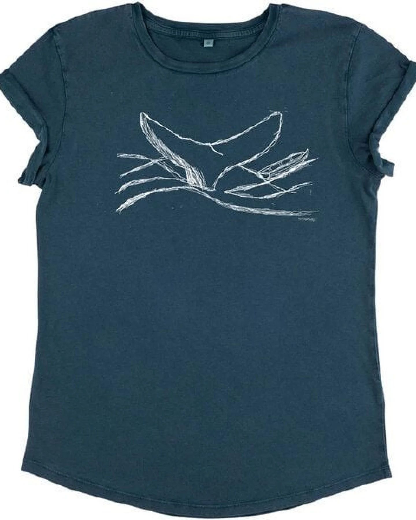 ilovemixtapes Bio Damen T-Shirt "Walflosse" – Ansicht 4